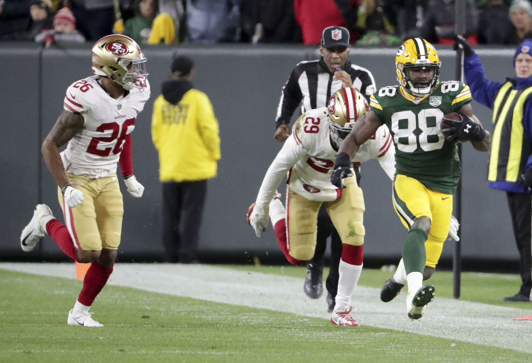 Packers 33, 49ers 30